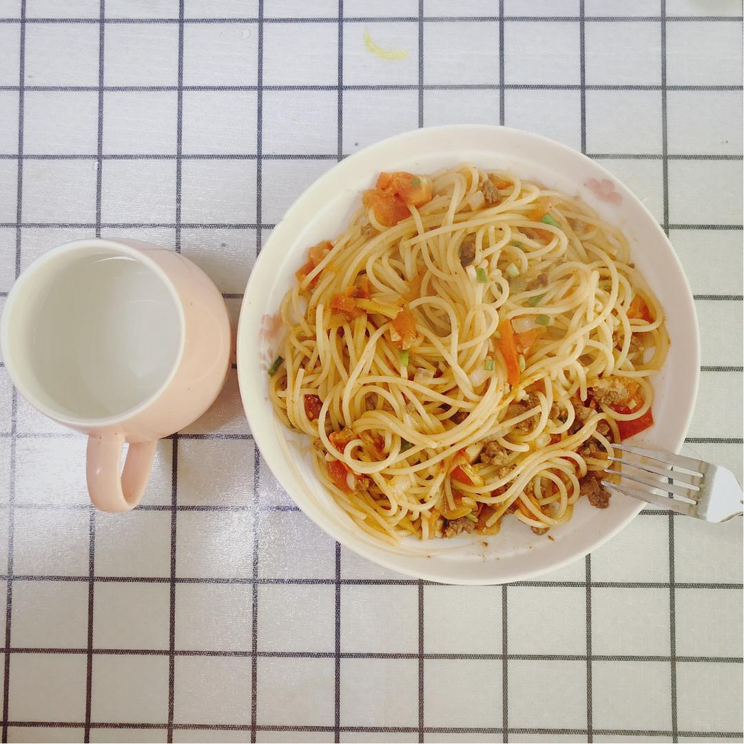 【番茄肉酱意面】