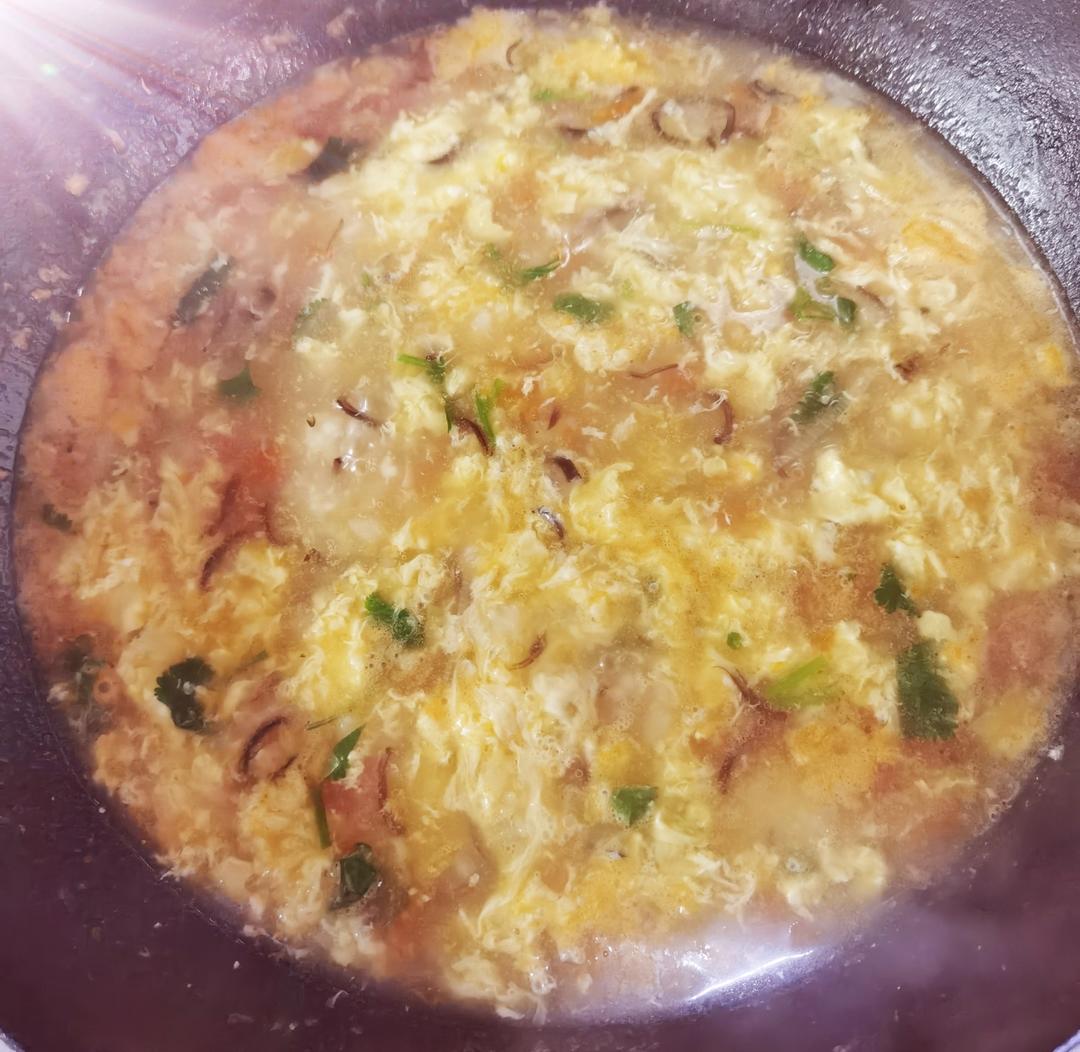 西红柿鸡蛋疙瘩汤