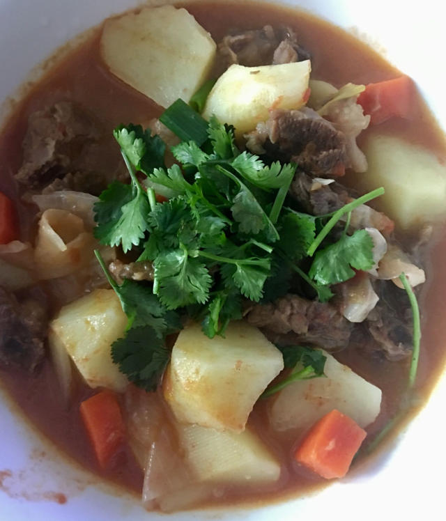 土豆炖牛肉