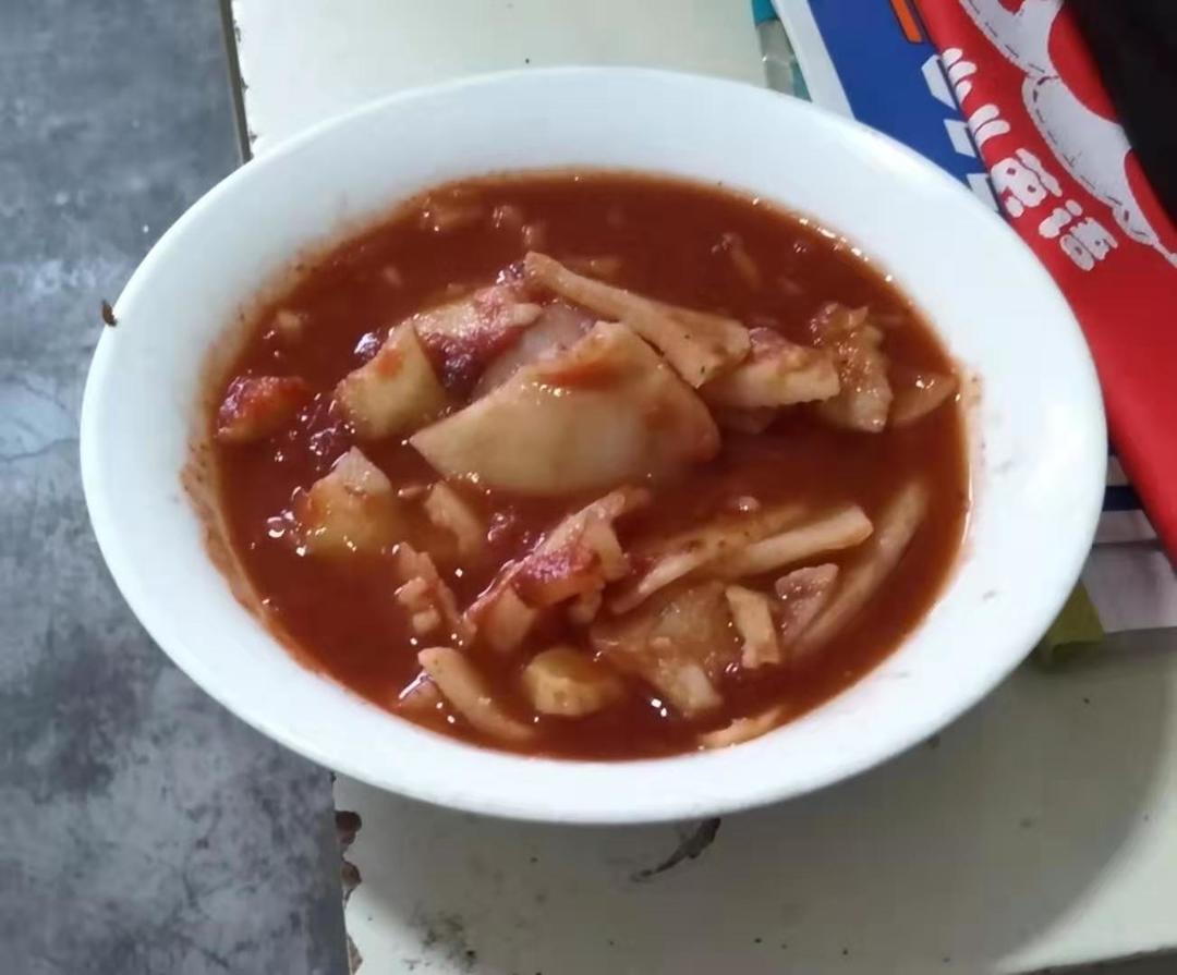 茄汁笋片（无油素食）的做法