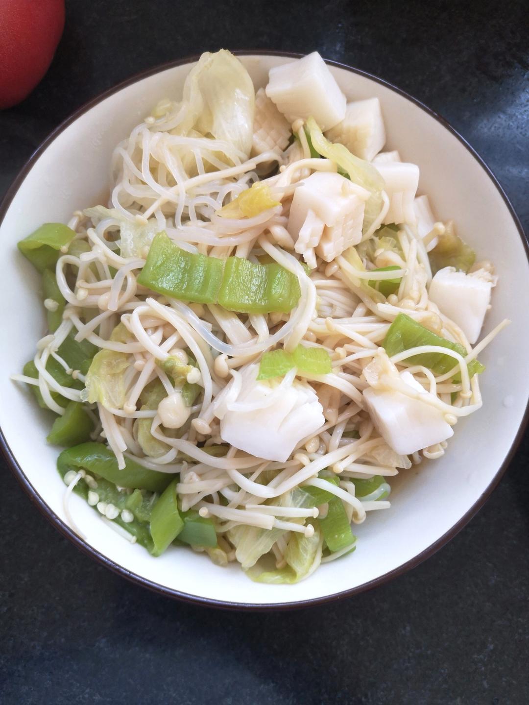 酱炒金针菇