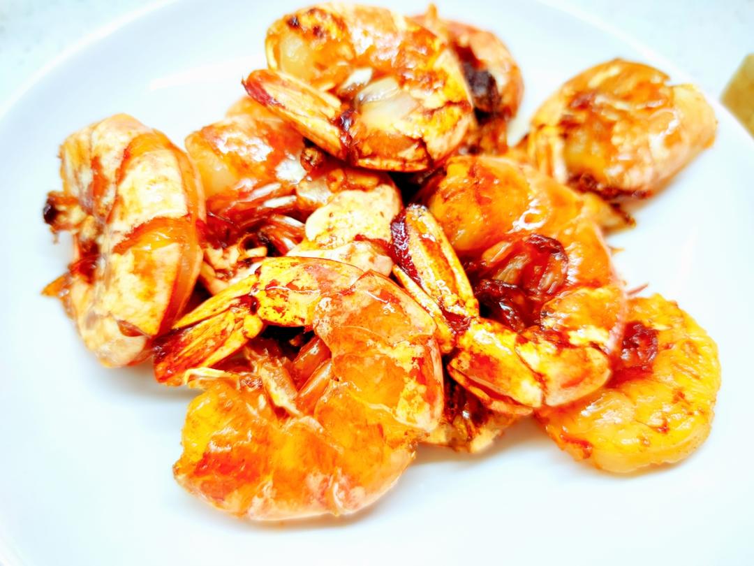 红焖阿根廷去头红虾