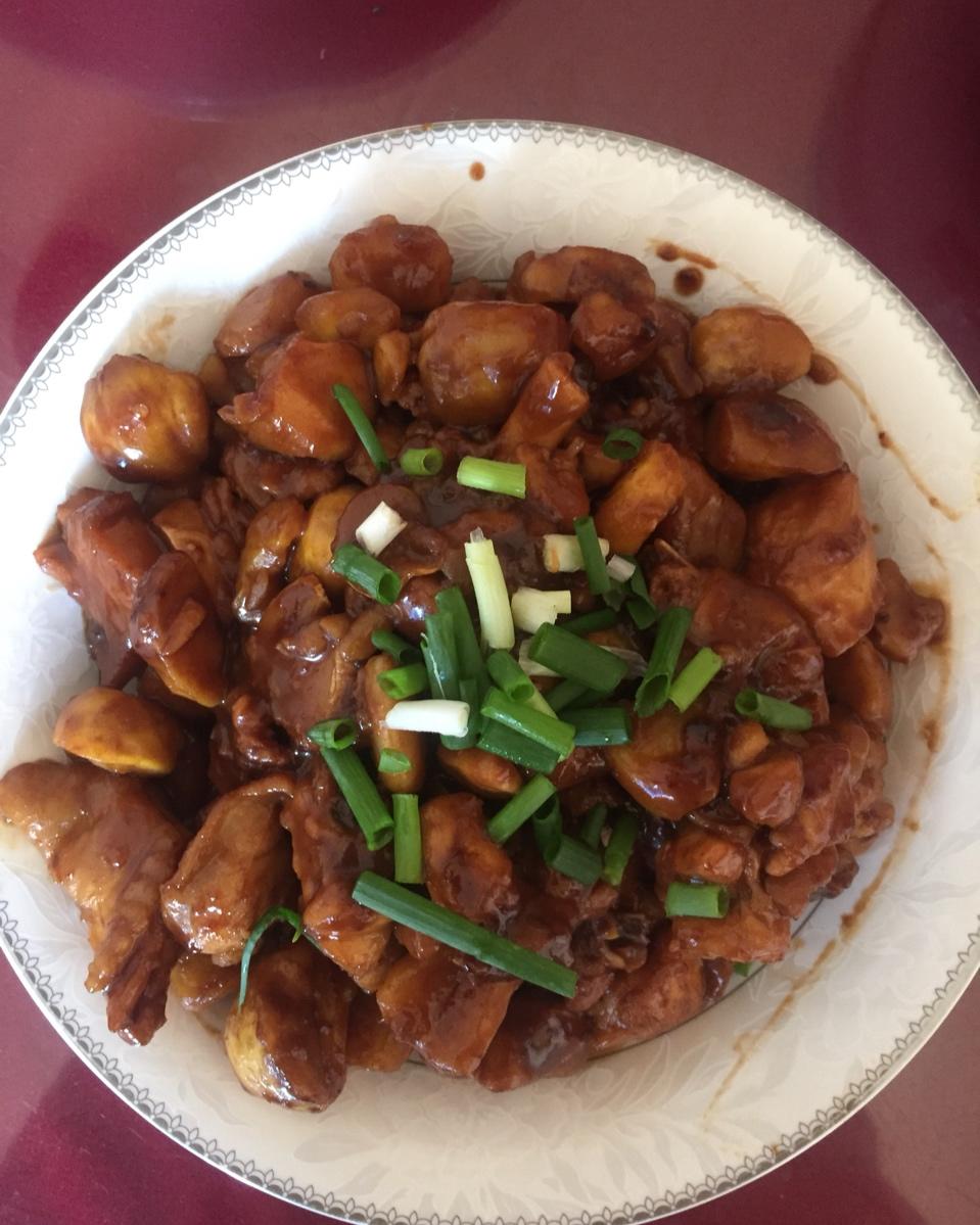 板栗烧鸡