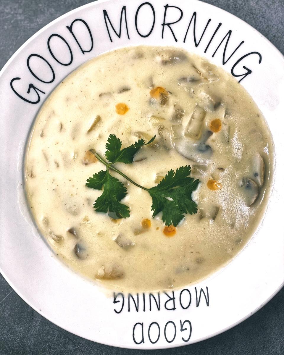 奶油蘑菇汤（双人份简单版）