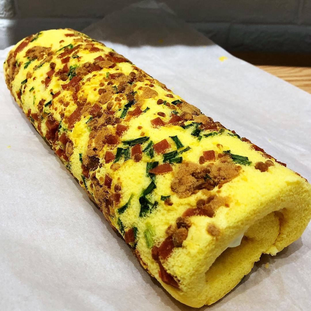 超赞的肉松火腿蛋糕卷