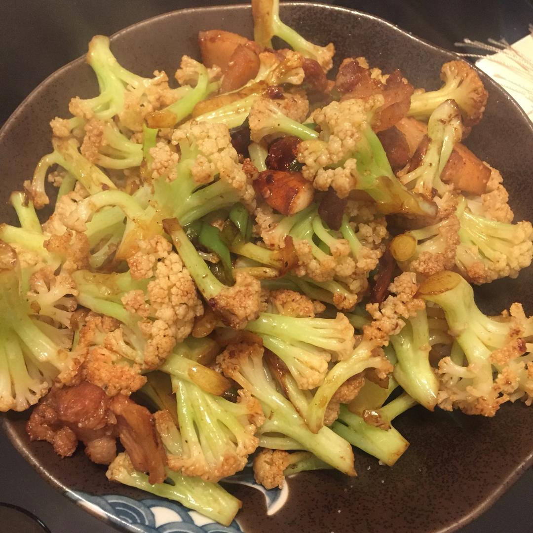 老丁的私房菜-干锅花菜