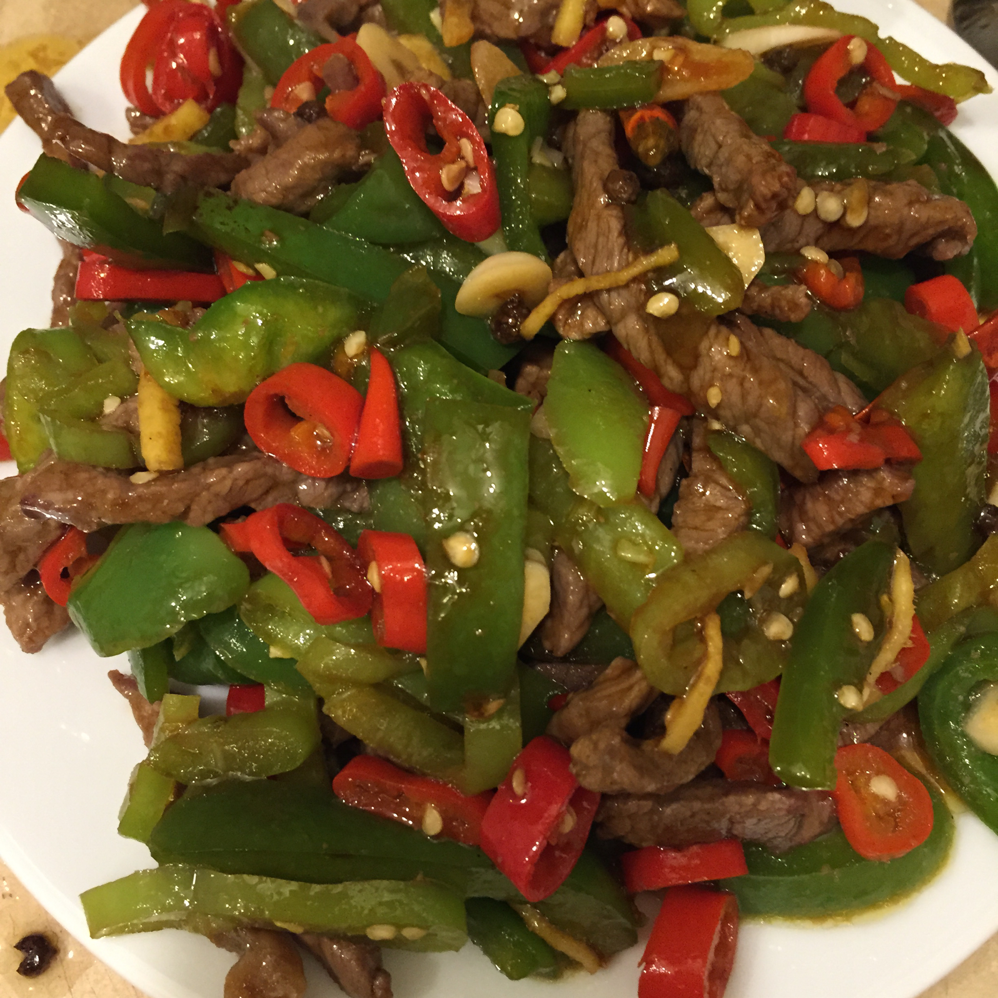 小炒牛肉