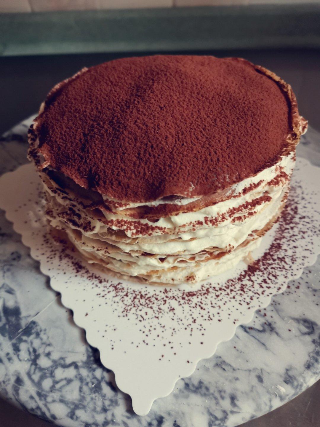 缪真做的可可千层蛋糕超级详解版