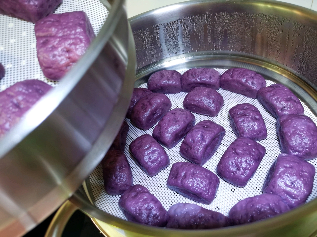 超软糯紫薯馒头一岁辅食宝宝馒头