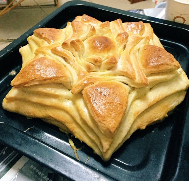 太阳花手撕面包