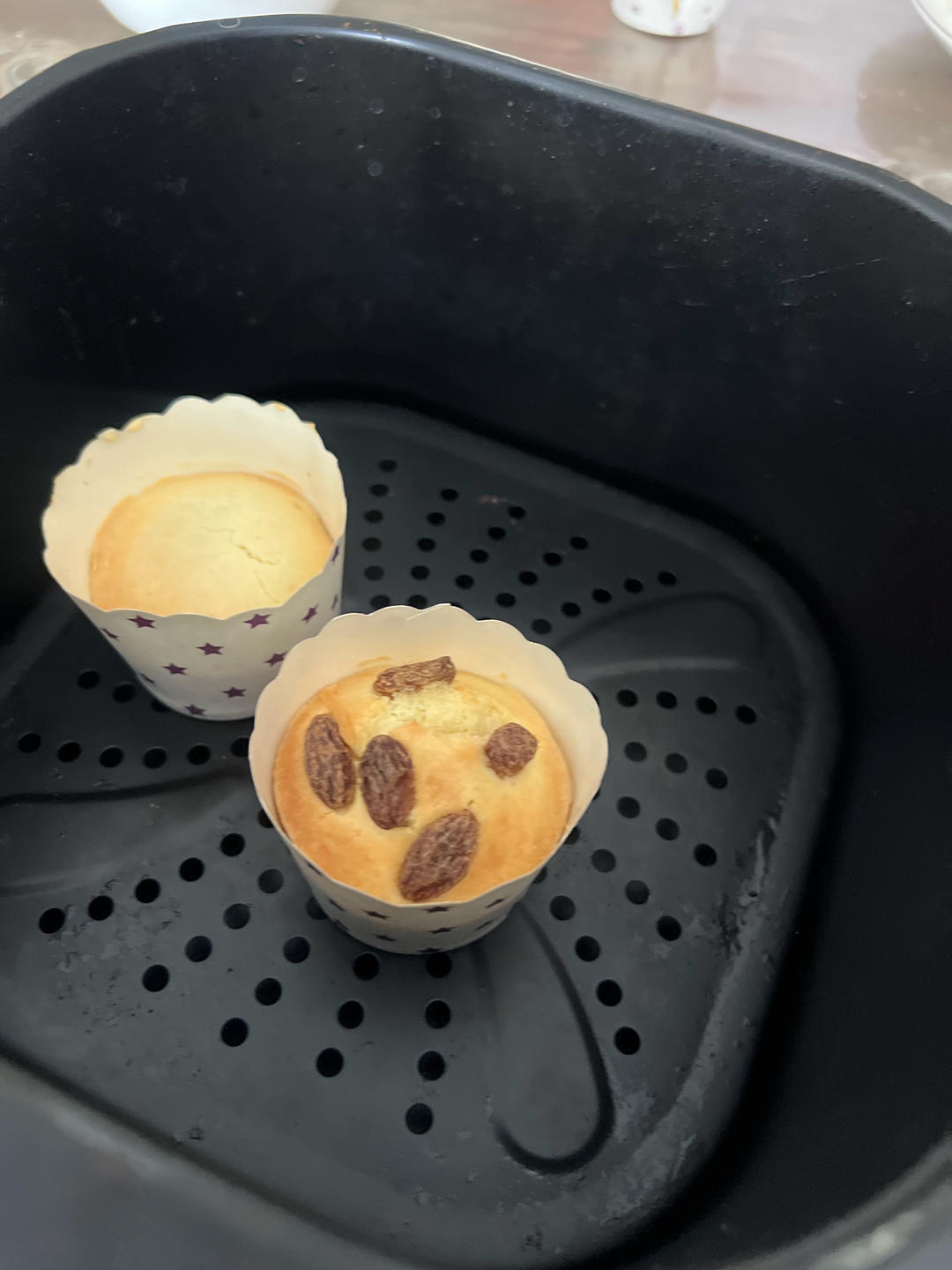 空气炸锅纸杯麦芬蛋糕（超简单）