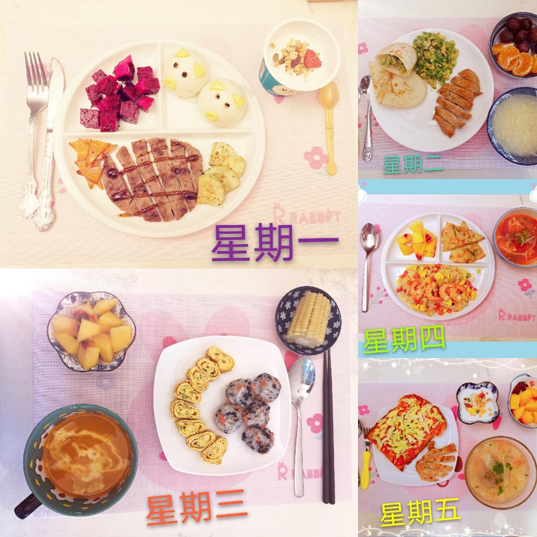 学生一周不重样早餐