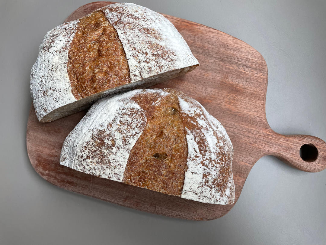 Biga酵头50%全麦欧包