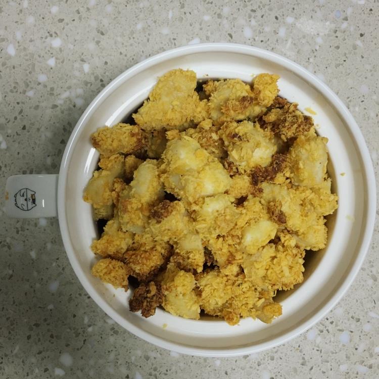 低卡低脂烤箱版鸡米花