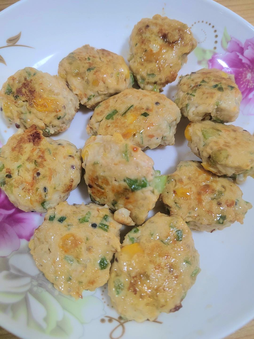 藜麦秋葵鸡肉饼【宝宝辅食】