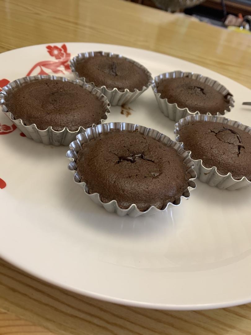 巧克力熔岩蛋糕(全图文超简单)