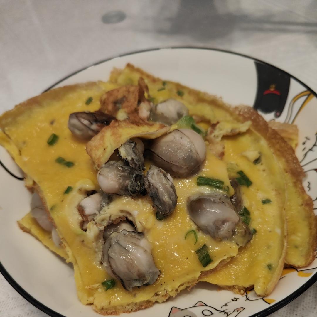 海蛎子🦪虾仁🍤鸡蛋煎