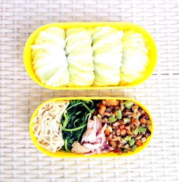 来个谱放午餐盒