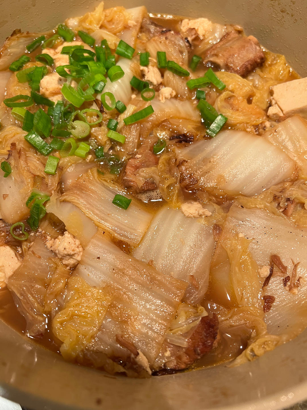 冬季最爱的家常菜！大白菜炖大豆腐或干豆腐