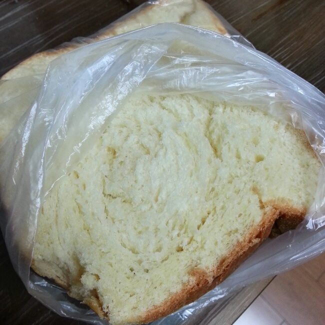 超级好吃的原味面包（面包机版）