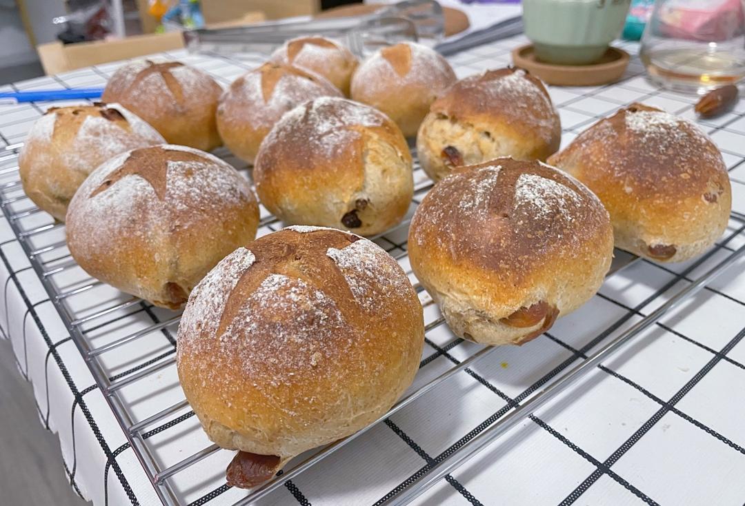 无限次回做的软欧【桂圆全麦面包】