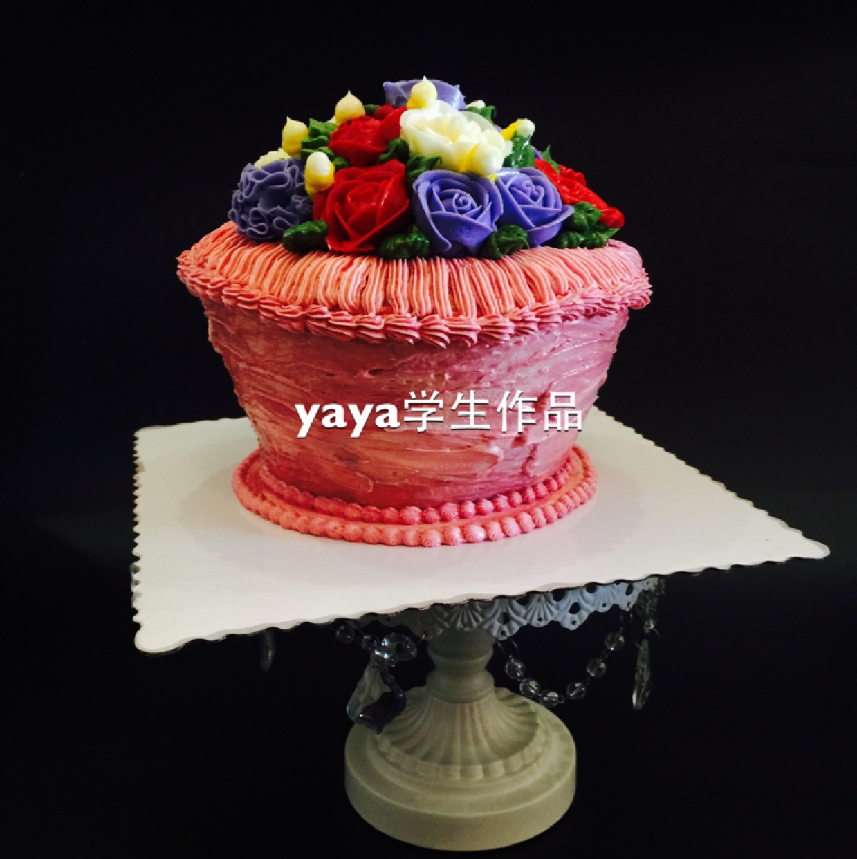 韩式裱花学员作品