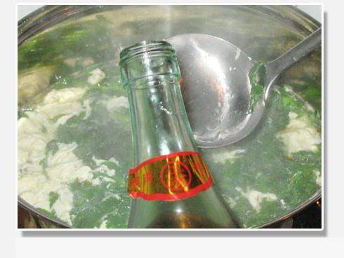 菊叶蛋汤的做法 步骤5