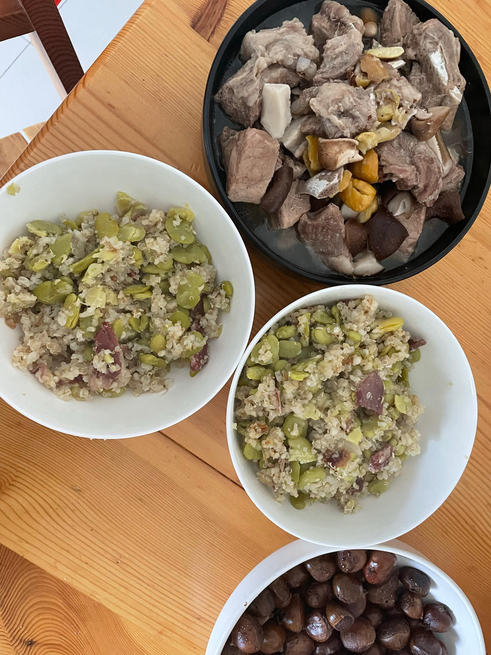 蚕豆焖饭（电饭煲简便版）