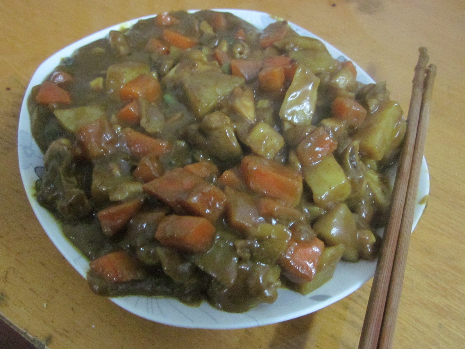咖喱土豆鸡（本姑娘成名菜）
