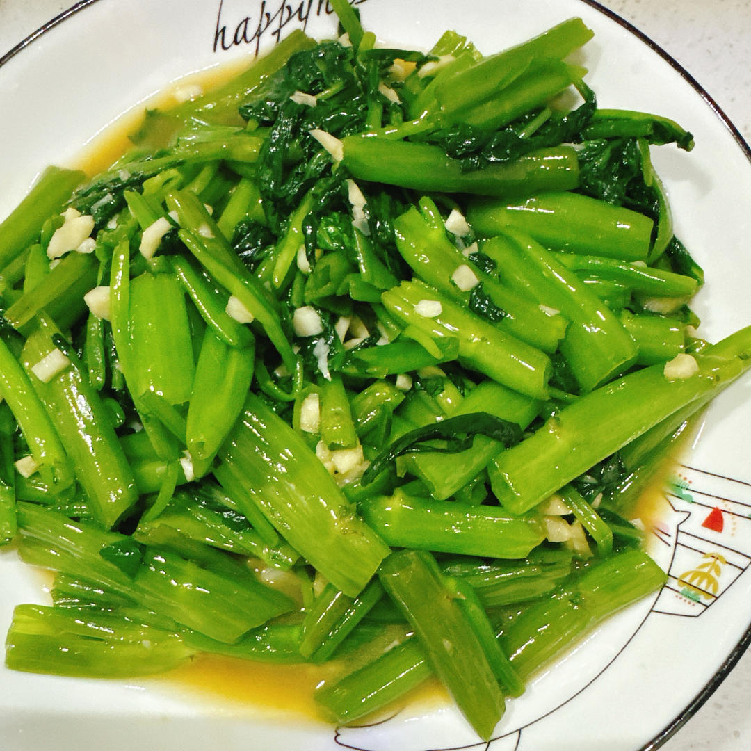 蒜炒空心菜