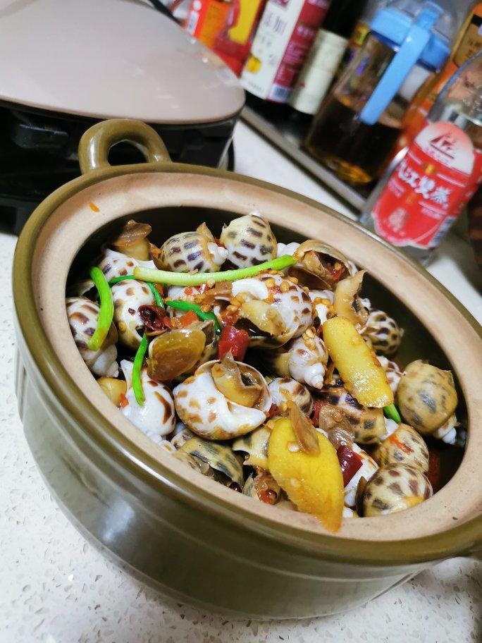 辣酒煮花螺
