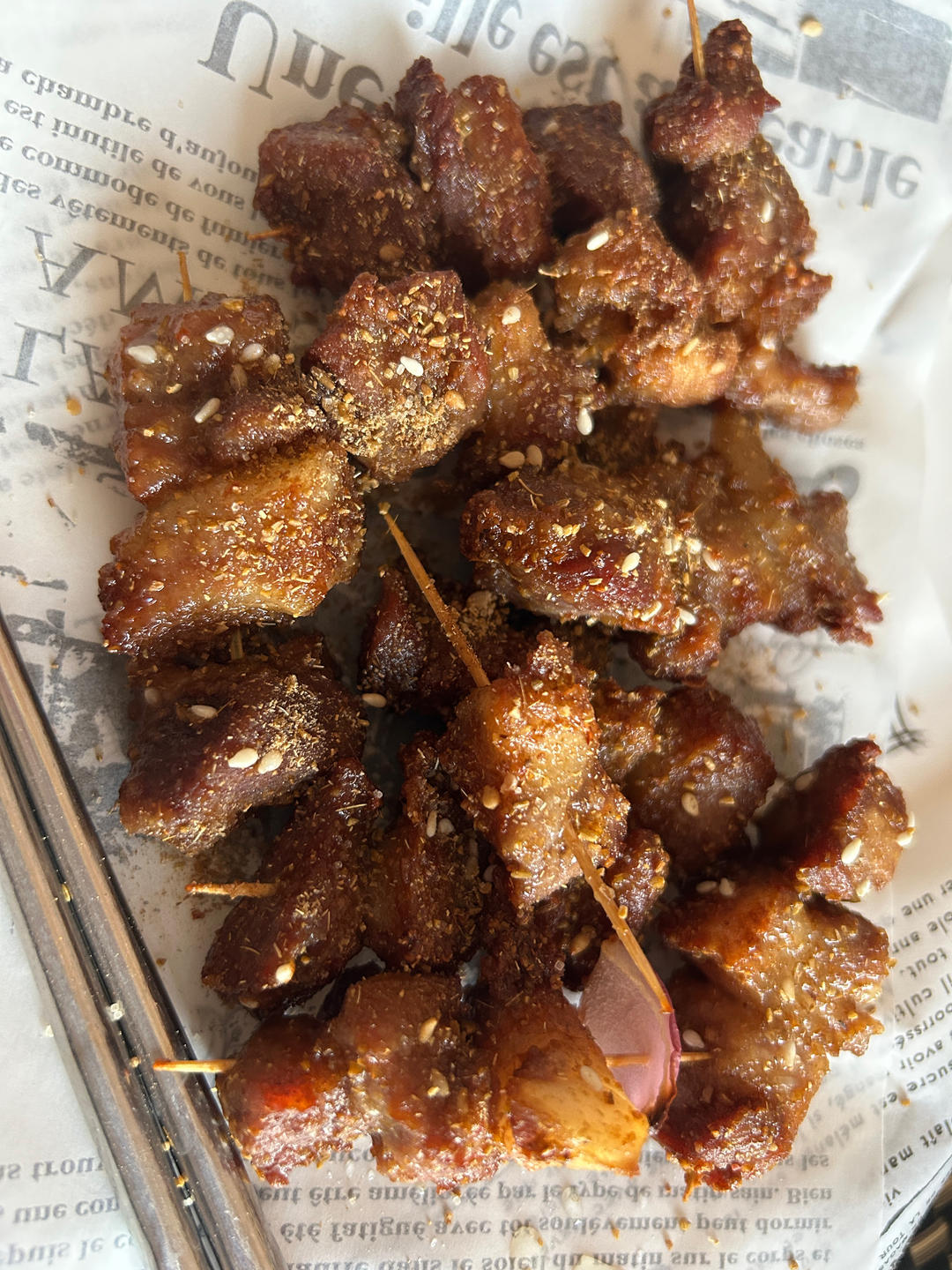 烤猪肉串（烤法通用）