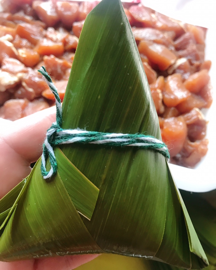 鲜肉粽子&红枣粽子（牛角包法&四角包法）
