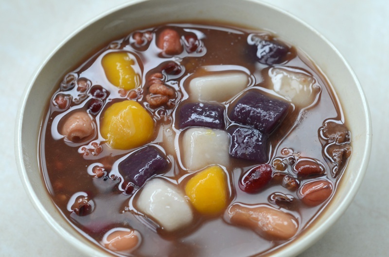 芋圆红豆汤