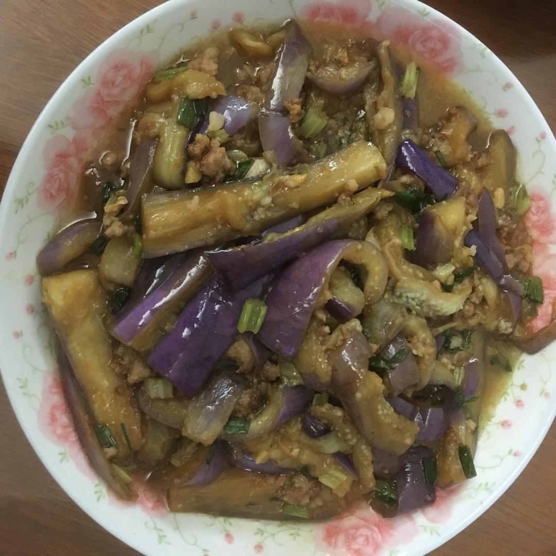 极简家常肉末茄子，不腌不蒸不过油