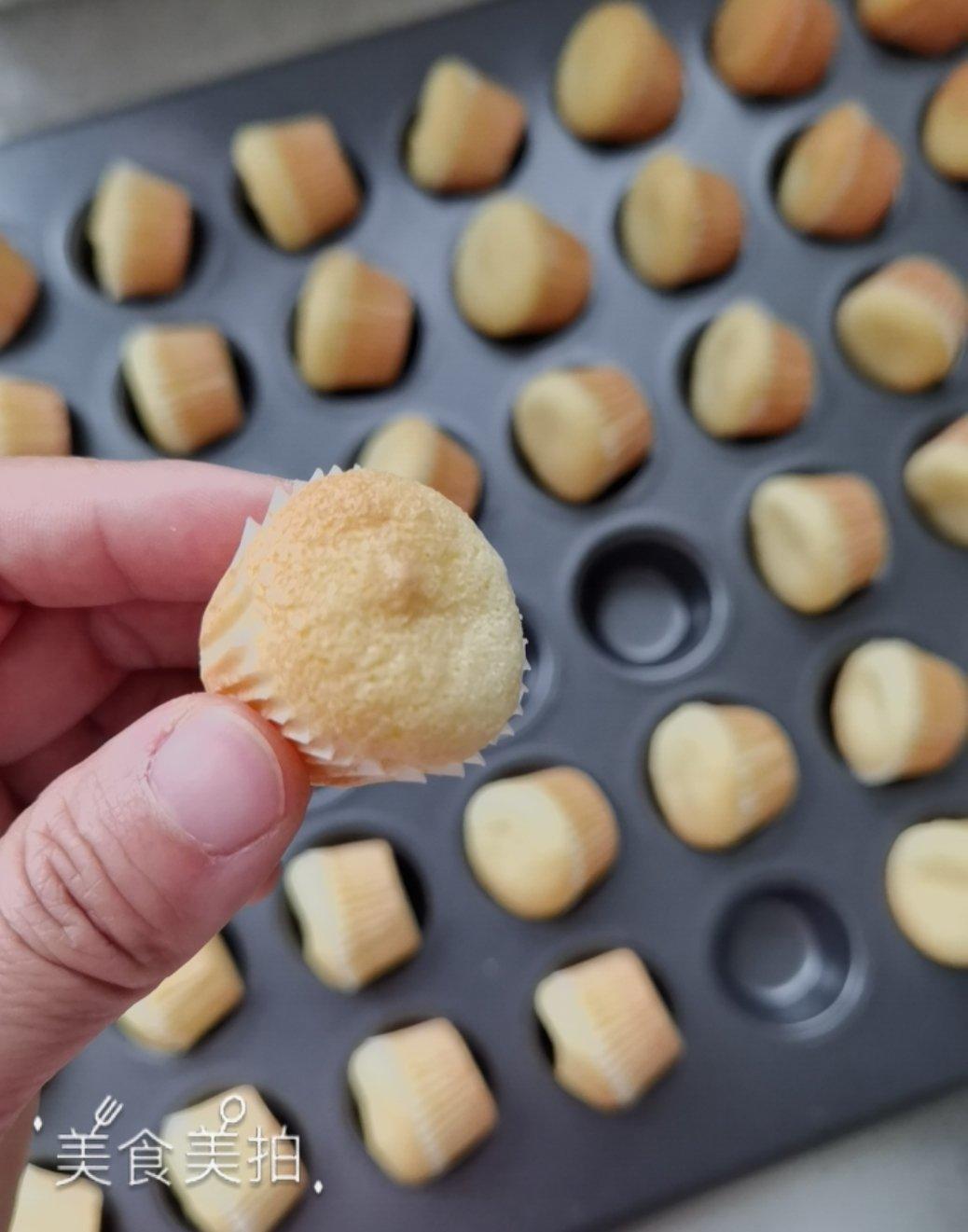 视频👶一口一个｜超可爱｜原味｜mini宝宝小蛋糕｜48连24连通用