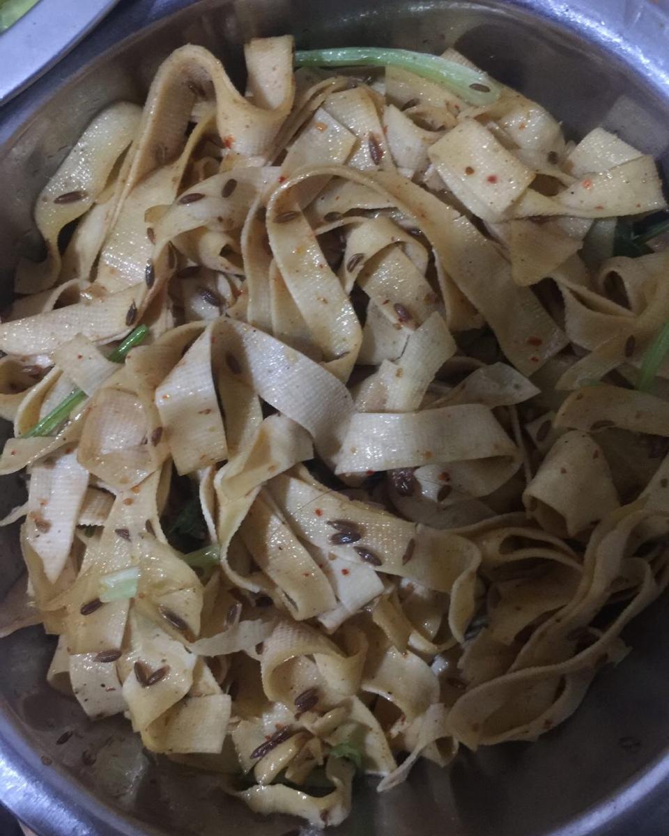 孜然干豆腐