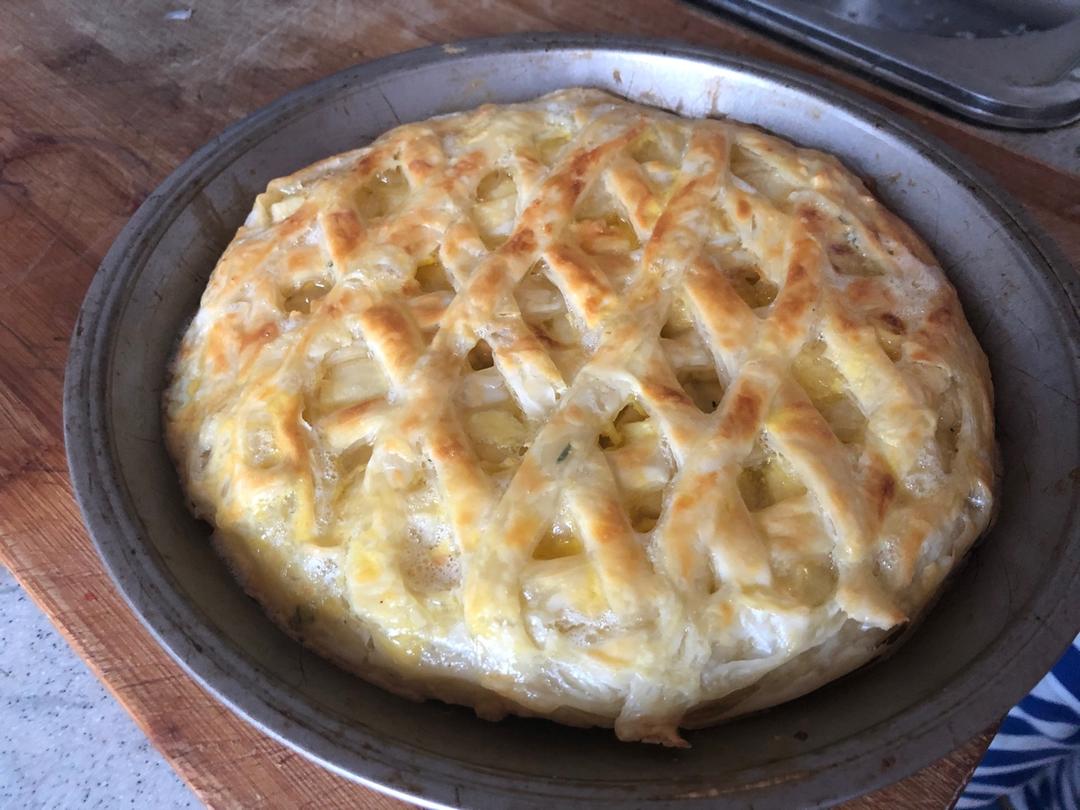 简易快手苹果派