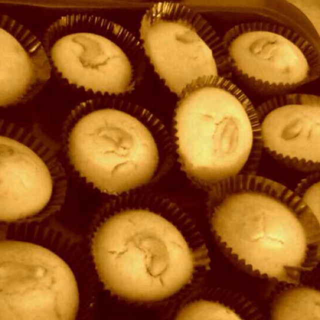 椰蓉棉花纸杯蛋糕