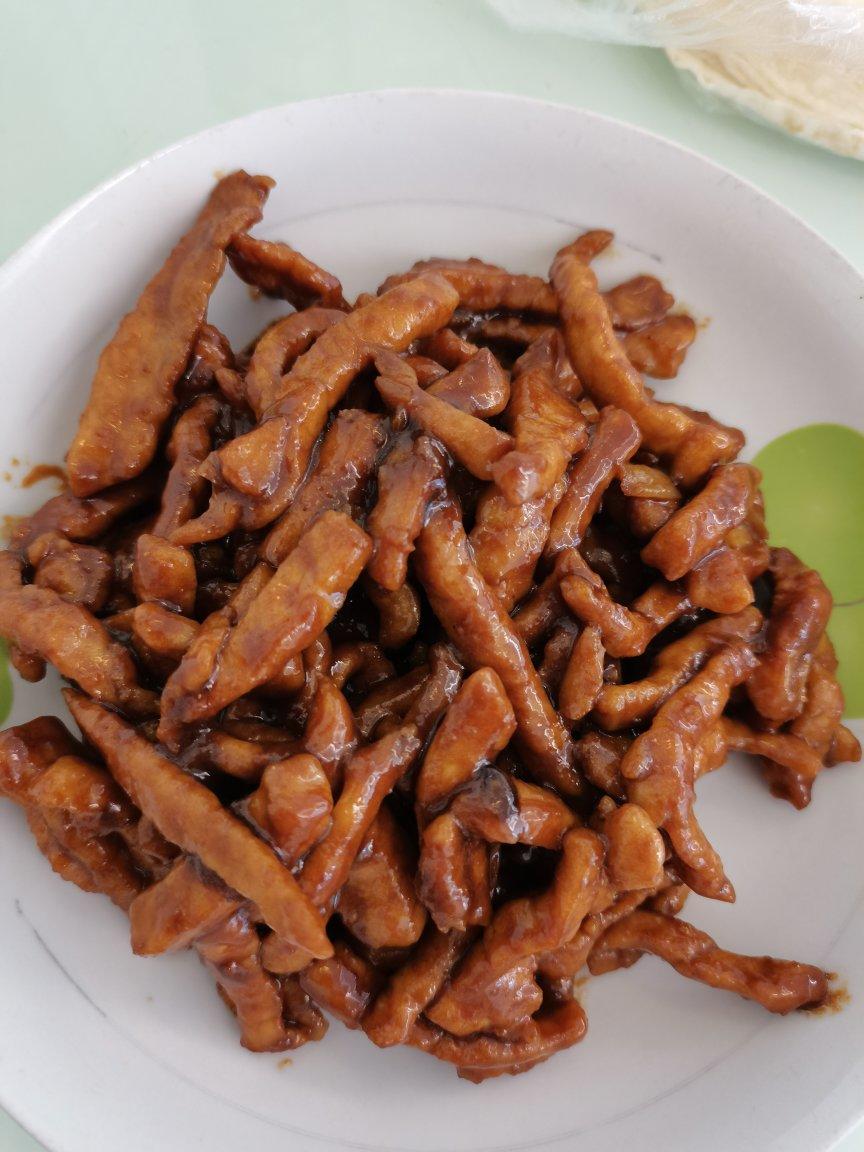传统做法 京酱肉丝