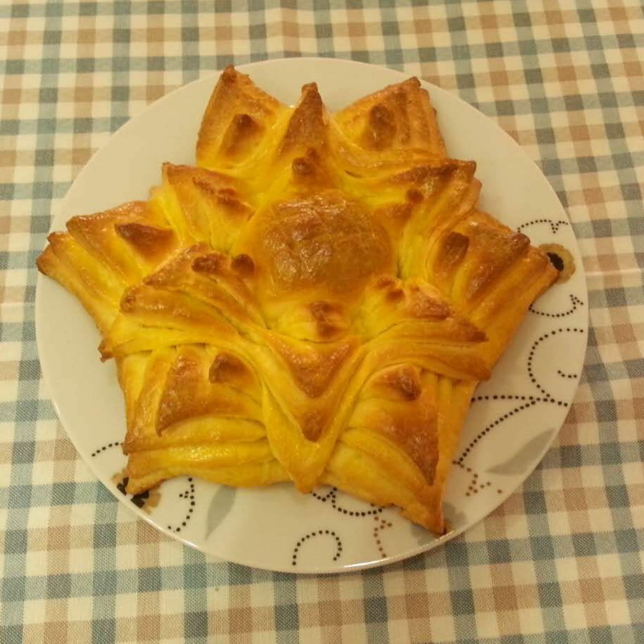 太阳花手撕面包