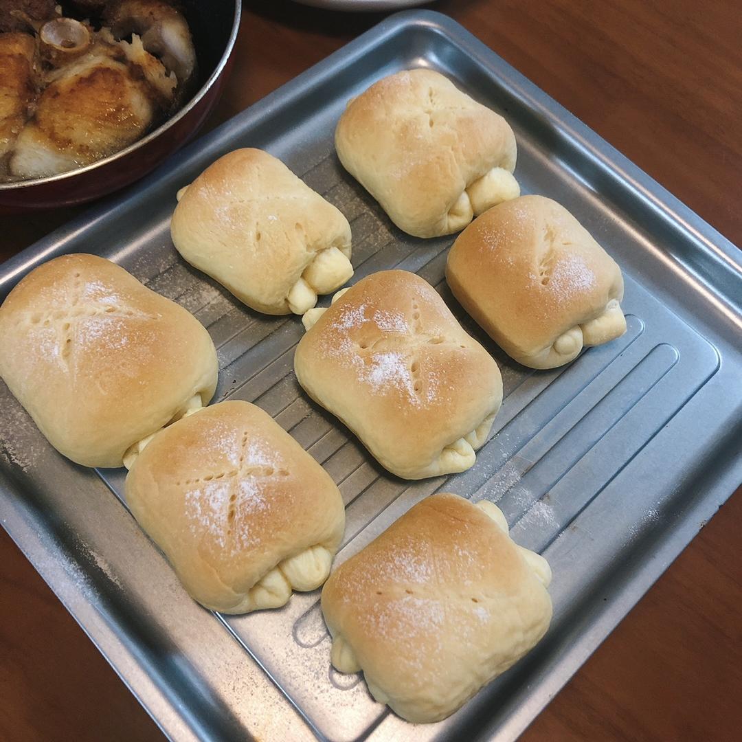 牛奶面包卷 北鼎烤箱食谱