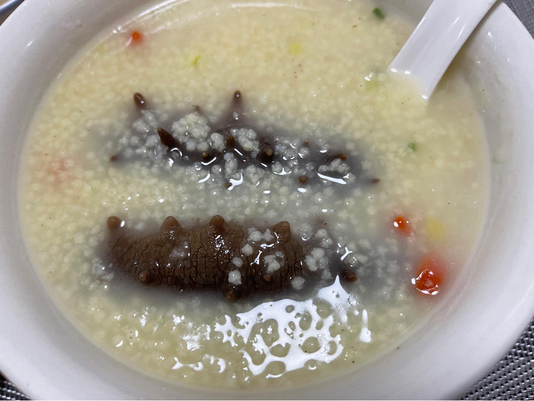 海参小米粥