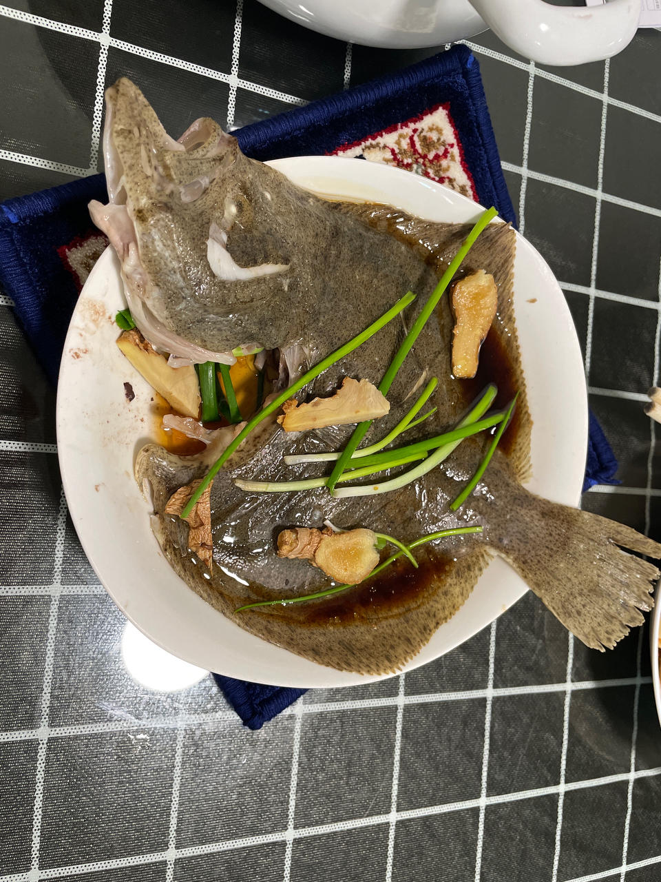 清蒸多宝鱼