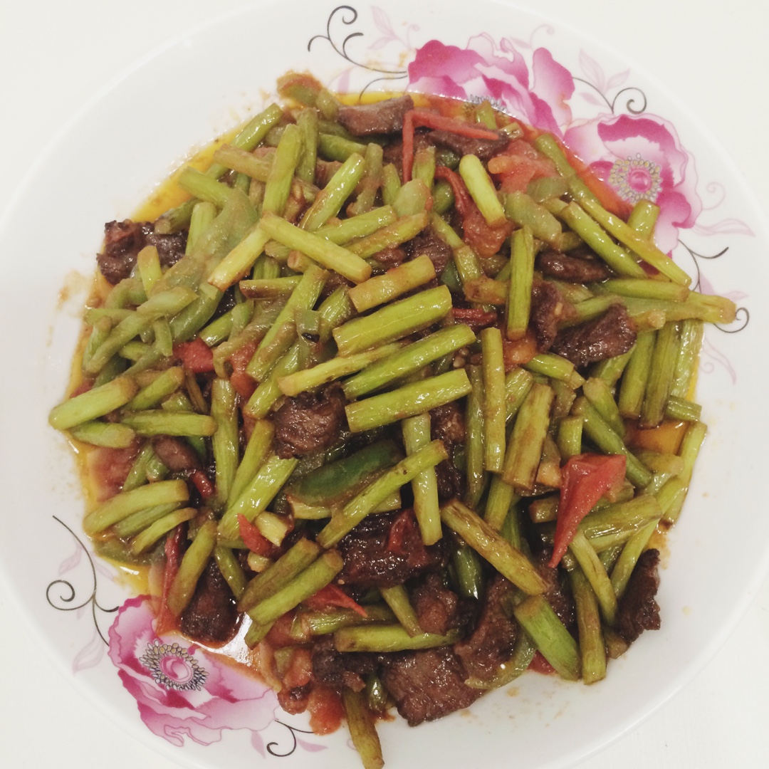 蒜薹炒肉丝