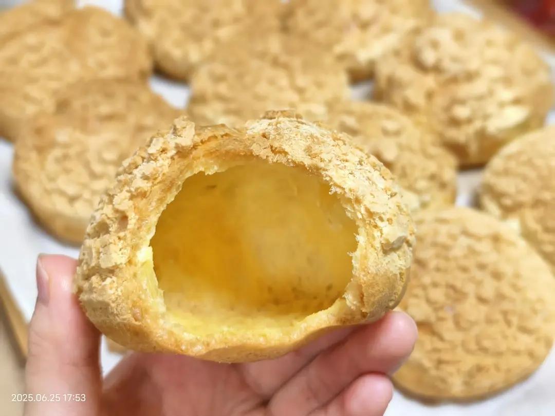教你怎样做空心酥皮泡芙❗️零失败❗️