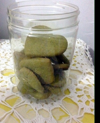 心形抹茶饼干