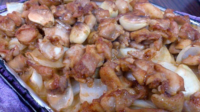 新奥尔良烤鸡腿土豆