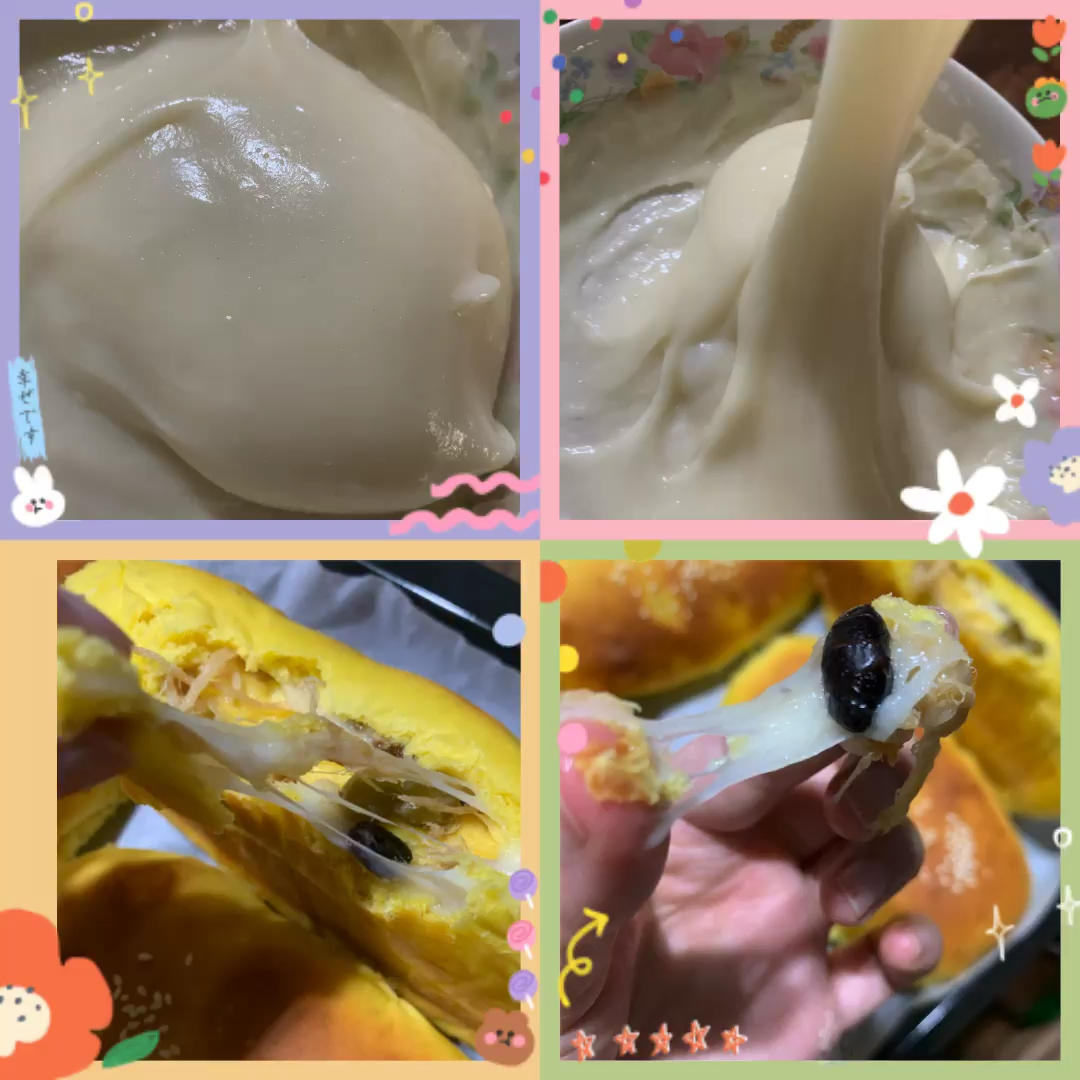 超级好吃简单好做的可可麻薯软欧面包