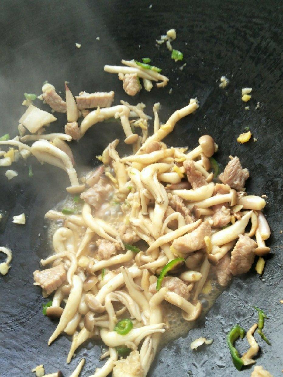 黑皮菇炒肉